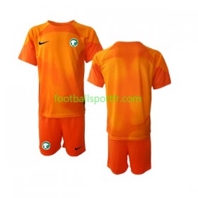 Tenue Arabie saoudite Gardien Enfant Exterieur World Cup 2022 Maillot de Foot